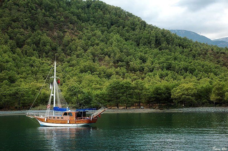 природа, турция, кемер, корабль Лагуна.... фото превью