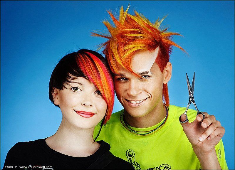 прически, стрижки, краска для волос Wella trend vision 2009photo preview