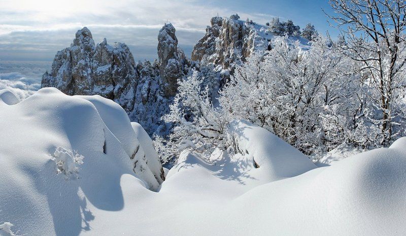 крым, зима, айпетри ***photo preview