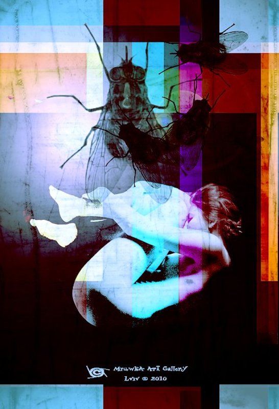 мухи, девушка, квадраты репост. *боль* фото превью