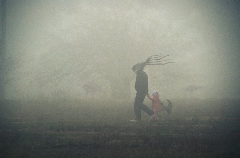 small, fish-girl, , octopus-men, , go, through, the, fog Small fish-girl & octopus-men  go through the fogphoto preview