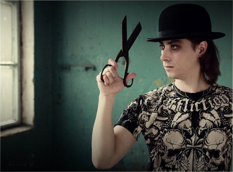 герои, моих, снов, парикмахер, ножницы, мужчина, флит-стрит, суини тодд Парикмахер с Флит-стритphoto preview