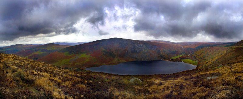 осень, ирландия, горы, озеро, туча Осень в Ирландииphoto preview