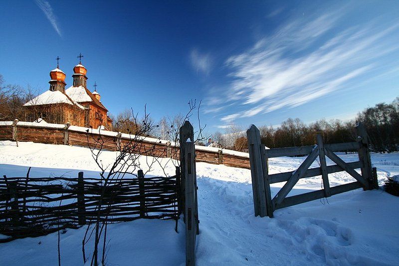 пирогово, зима, снег Зимой в Пироговоphoto preview
