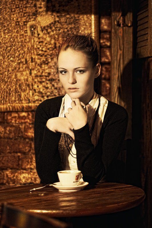 кофе, кофеварка, город, девушка, стиль, кафе caffeine фото превью