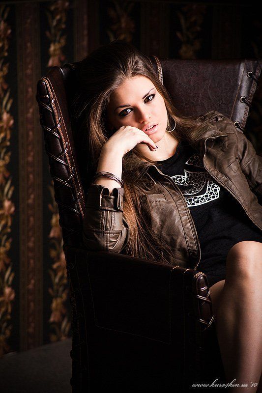 портрет, девушка, гламур, студия Катяphoto preview