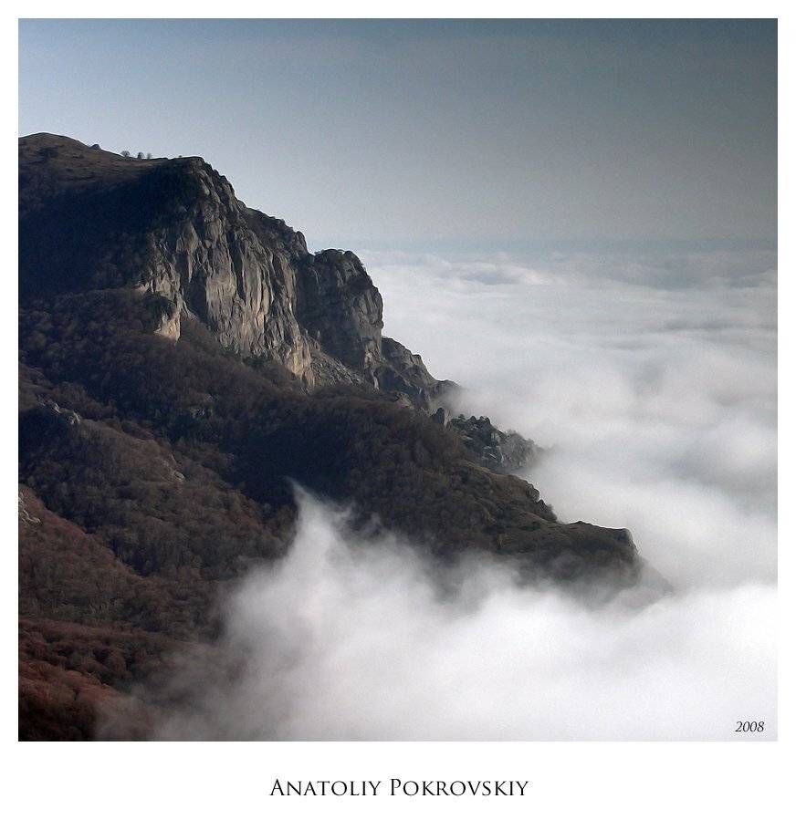 южная демерджи, горы, скалы, облака,, Анатолий Покровский