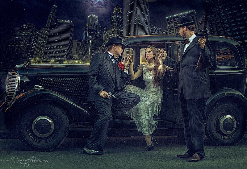 чикаго, сша, гангстер, ночь, рехов, сергейрехов Эти \
