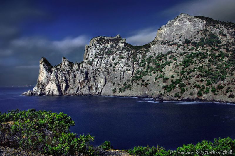 россия, крым, новый-свет, пляж, море, ночь, луна Новосветская в лунном сиянииphoto preview