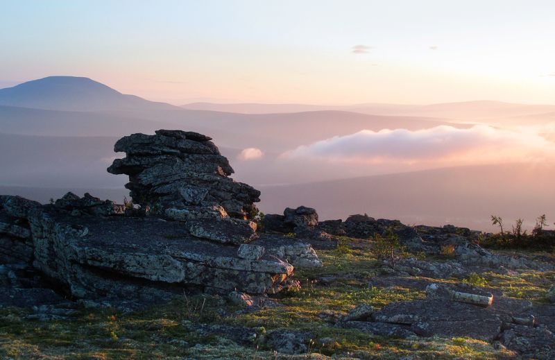 Акварельный рассветphoto preview