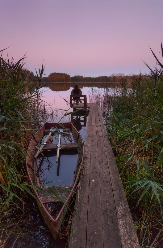 питер, ленобласть, закат, озеро, landscape, autumn, болото, туман, ленинградская область Вечерняя медитация. . .photo preview