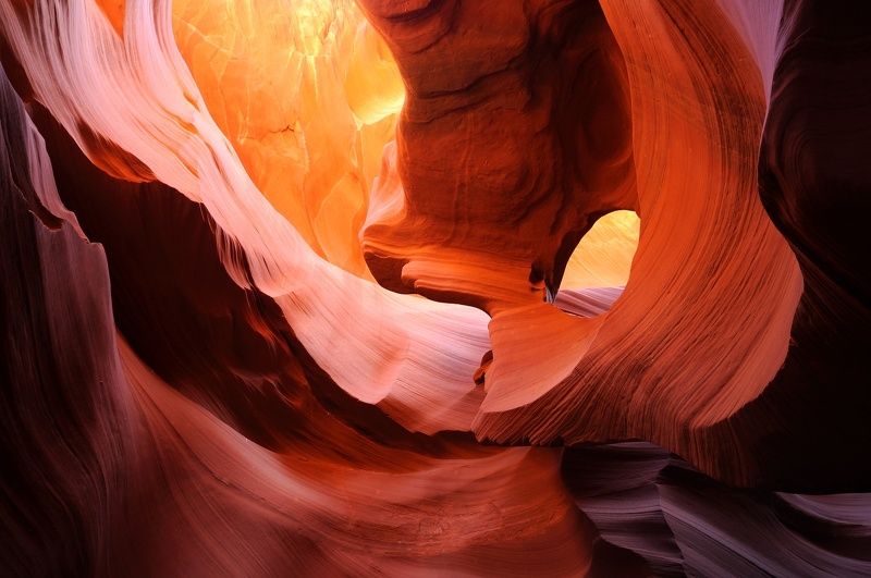 Antelope, Canyon, USA, national park, stone, rock, orange, dark, shade, shape, shadow, travel Shapes of Antelope canyon 1photo preview