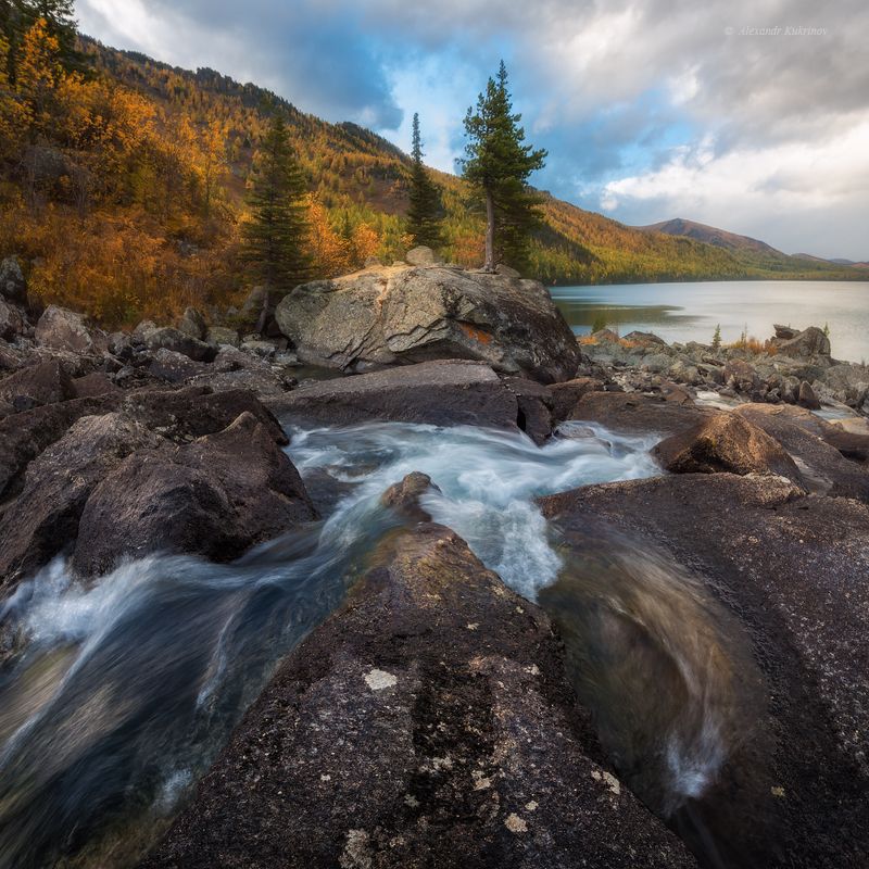 пейзаж, алтай, осень, шумы Шумы... фото превью