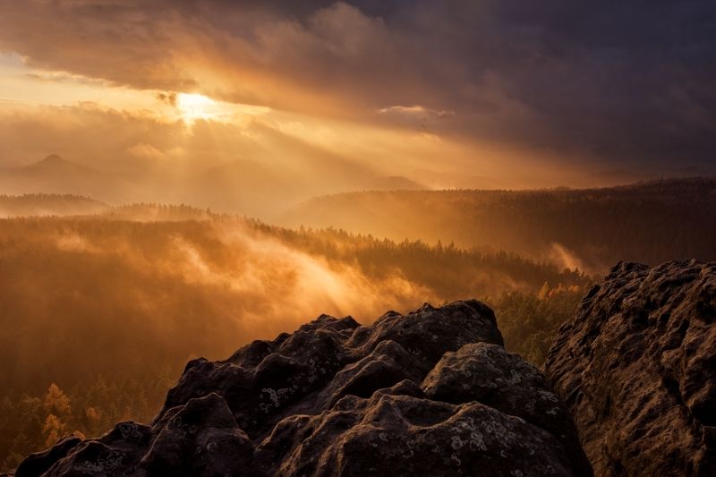 sigma, canon, landscape, elbe, saxon switzerland, Moody sunset..photo preview