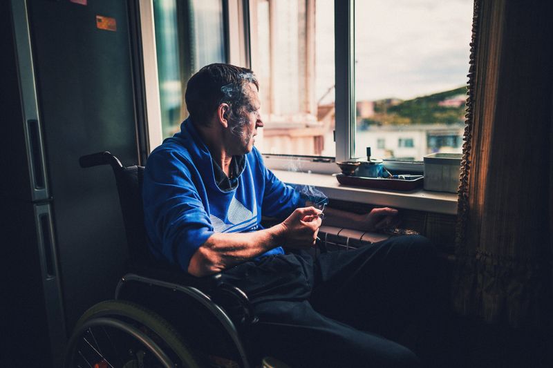 инвалидность, репортаж Один день из жизни Андрея...photo preview