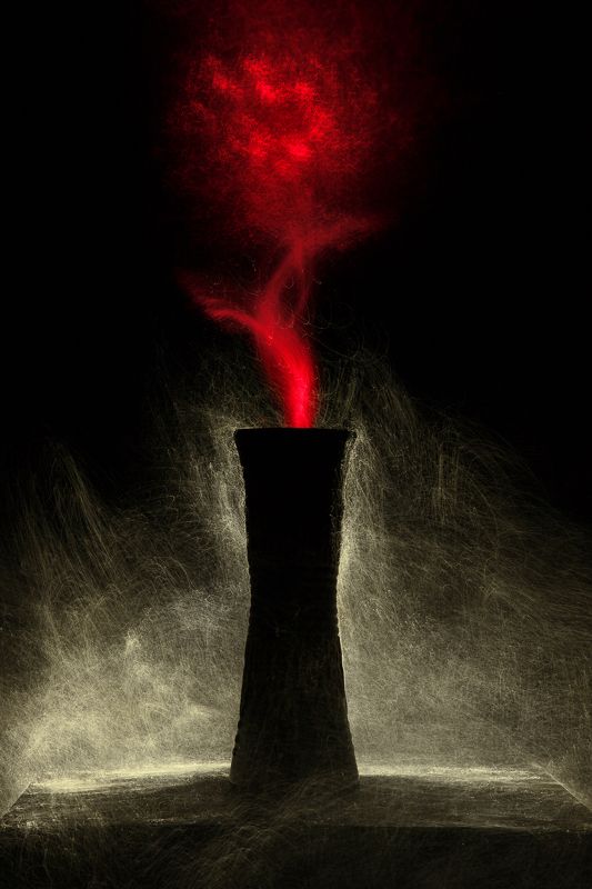Рисование светом, длинная выдержка, light painting, long exposure, andygolov.com Огненный цветокphoto preview