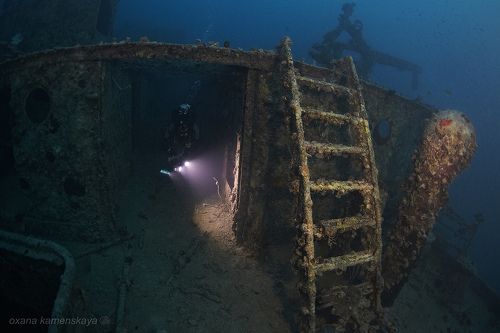 SS Rosalie Moller. Палуба.