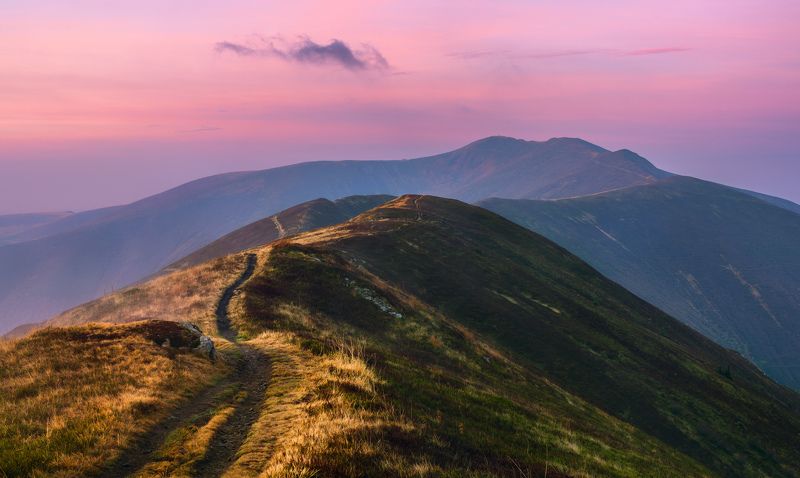 карпаты, боржавский хребет, гора стой Утренняя Боржаваphoto preview