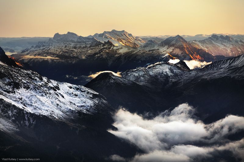 Альпы, Восхождение, гора, горы, закат, рассвет, Франция, Монблан Альпыphoto preview
