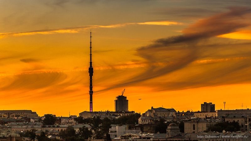 москва, закат, небо, кремль, крыши, городской, город, урбанизм, столица, прекрасный, вечер, лето, 2017 Закат в Москвеphoto preview