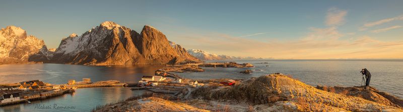 путешествия, природа, горы, лофотенские острова, lofoten islandsб hamnøy Вид на Хамноеphoto preview