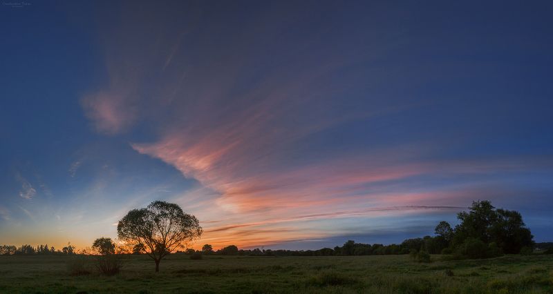 пейзаж,природа,закат,небо,солнце,лето photo preview