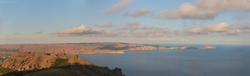 мыс, хамелеон, крым, страна, коктебель, панорама, мыс хамелеон Кусочек Крымаphoto preview