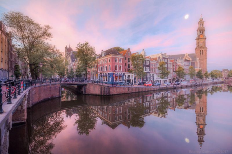 амстердам, амстел, утро, канал, amsterdam, niderland Амстердам, утроphoto preview