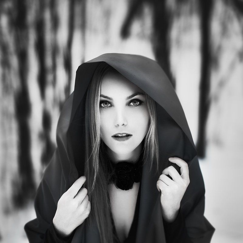 лес, деревья, сны, сны деревьев, девушка, зима, холод trees\'s dreams фото превью