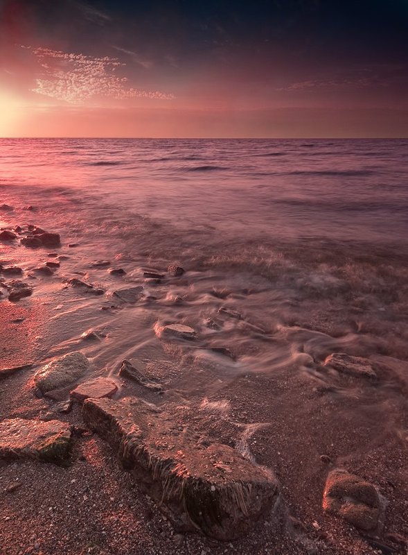 выдкржка,утро,вода Red waterphoto preview