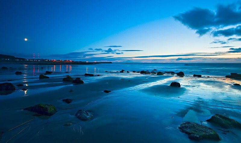 шотландия, море, вечер Отлив в Форресеphoto preview