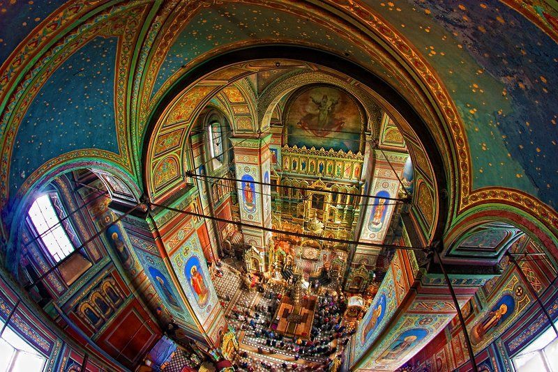 храм, служба, высота, фишай grandeurphoto preview