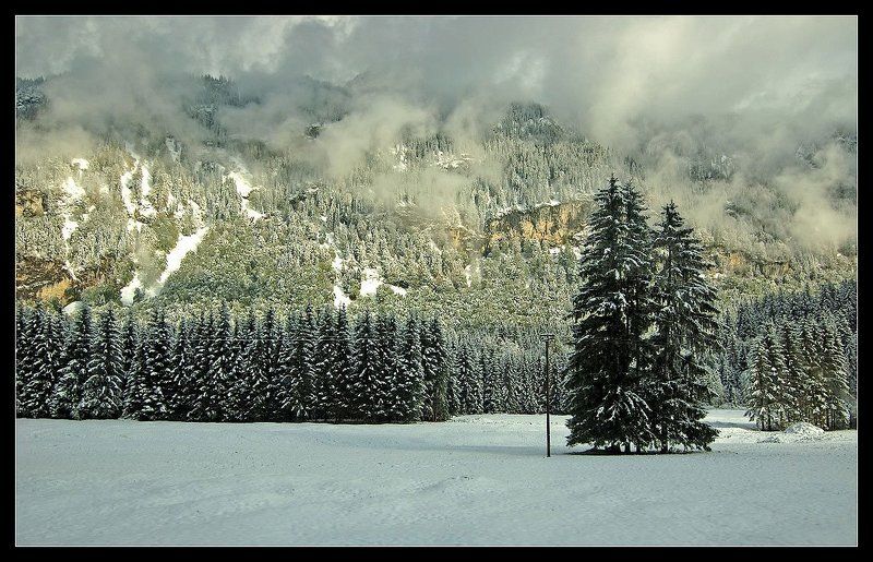 bayern, alpen, herbst Придорожный мотивphoto preview