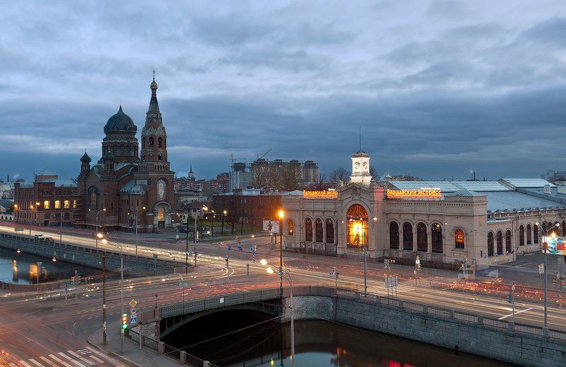 санкт-петербург, обводный канал, церковь воскресения христова, варшавский экспресс Обводный каналphoto preview