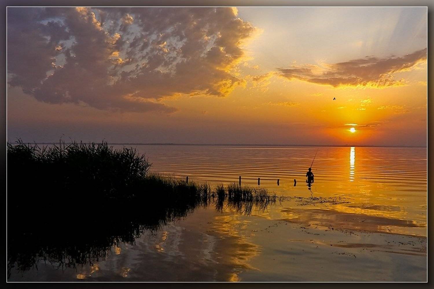 Вечерняя рыбалка. Автор: Andrey D одесса,белгород-днестровский,лиман,закат,рыбалка, Andrey D