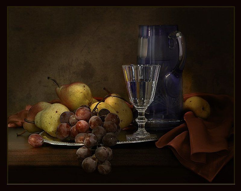 серж, десси НАТЮРМОРТ С СИНИМ КУВШИНОМ...photo preview