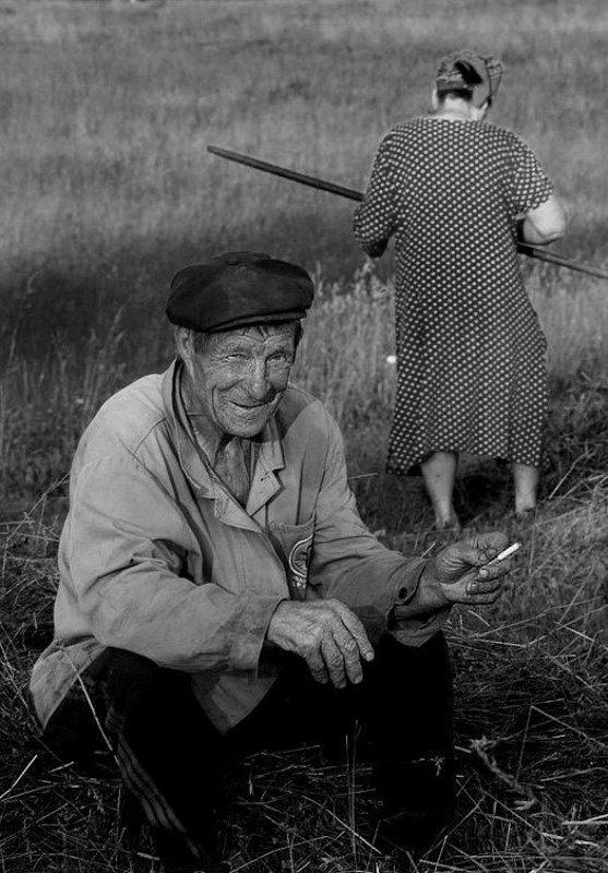 Жинка сгребае  , а я покуру......photo preview