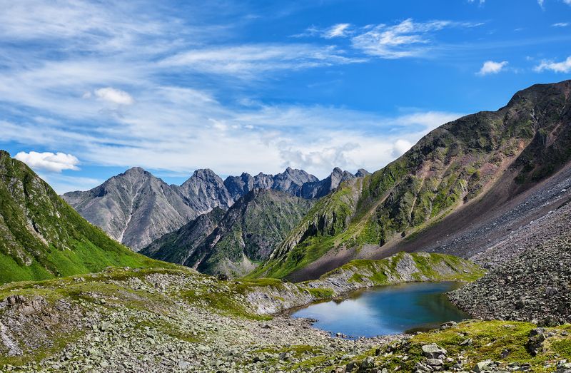 Озерко в горной тундреphoto preview