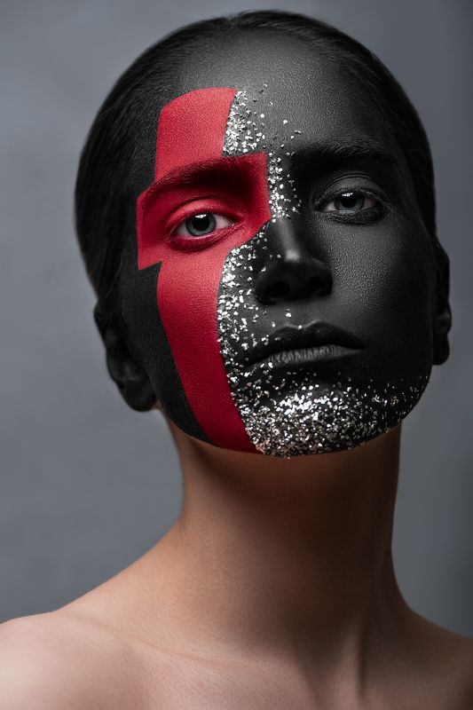 red, concept, portrait, makeup, beauty, fine art, advertising The Red Cross IIphoto preview