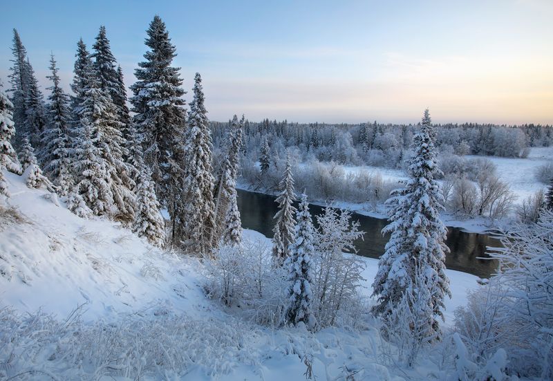 Зимой у речки.photo preview