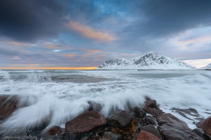 норвегия, лофотены, пляж Пляж Skagsandenphoto preview