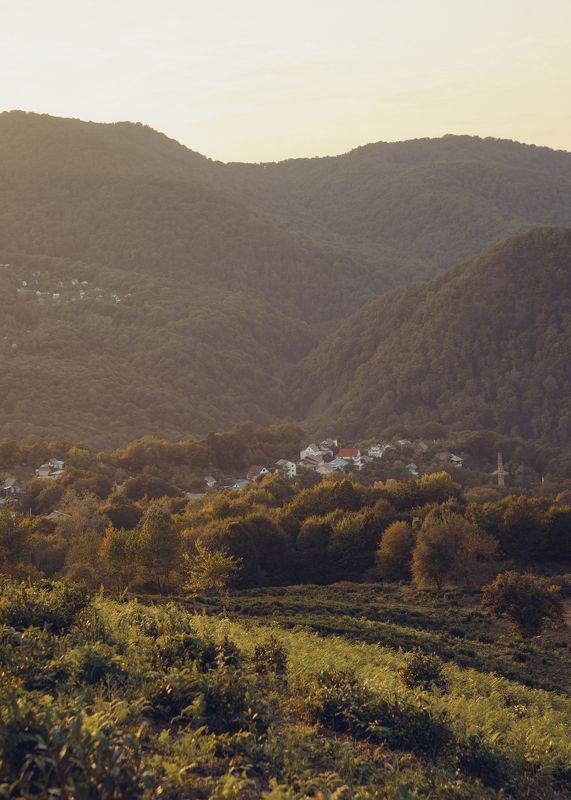 про закат в горахphoto preview