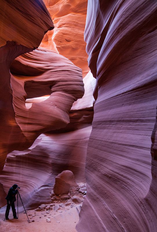 каньон, фотограф, скалы, камни, формы, цвет, фактура, нижний каньон антилопы, аризона, антон селезнев В каньонеphoto preview