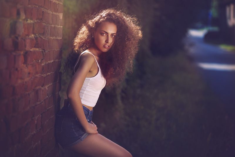 model,curly,fashion,beauty,nature,colors, summer memoriesphoto preview