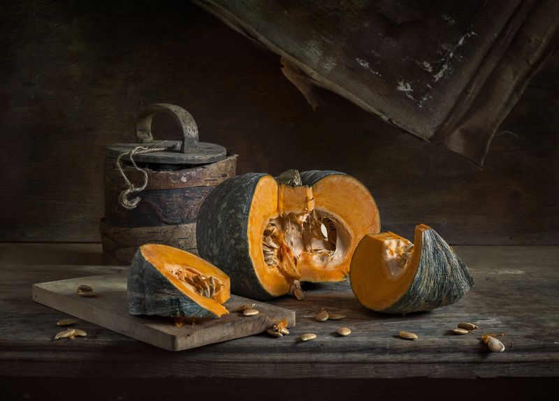 натюрморт, тыква Натюрморт с тыквойphoto preview