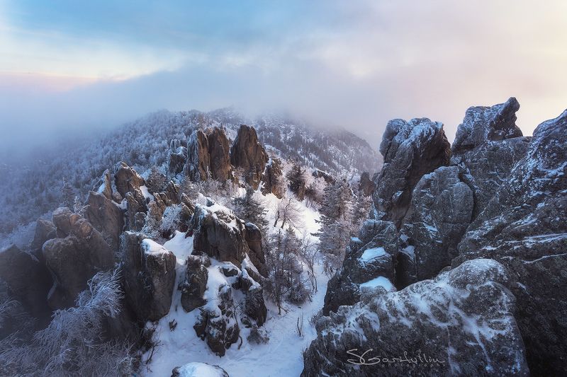 Таганай, Урал, Южный Урал Зимняя мгла.photo preview