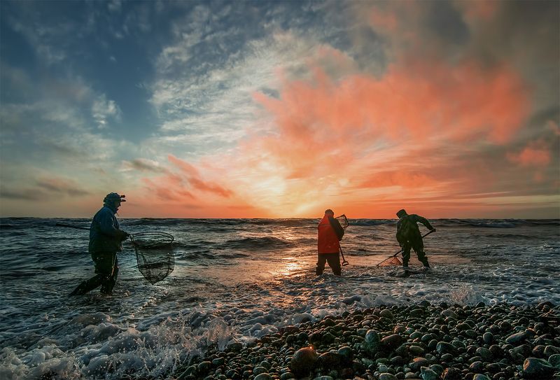sunset,amber catcher,clouds,sky,seascape Once in the eveningphoto preview