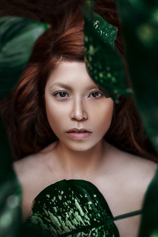 carolinemadison, portrait, beauty, redhair, redhead, portraiture, curlyhair,  lips, emotion, longhair Starephoto preview