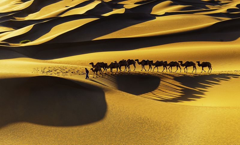 네이멍구(內蒙古, 내몽고) 아라산(阿拉善) 바단지린(巴丹吉林)photo preview