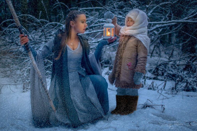 девочка, лес, фея, сказка, рехов, сергейрехов, rekhov, sergejrekhov Лесная сказкаphoto preview